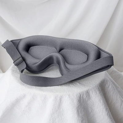 3D Molded Eye Mask for Sleep - Unisex Light-Blocking Sleep Shade with Lash Protection and Adjustable Comfort Strap