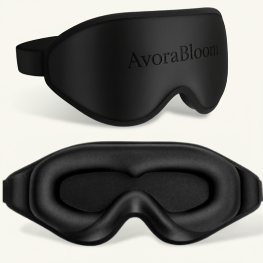 3D Molded Eye Mask for Sleep - Unisex Light-Blocking Sleep Shade with Lash Protection and Adjustable Comfort Strap
